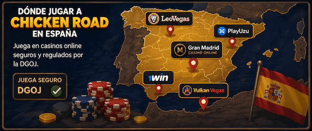 Dónde Jugar a Chicken Road en España